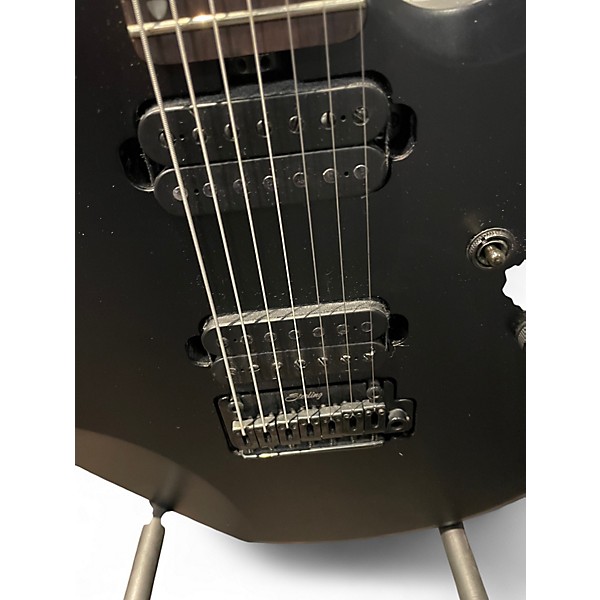Used Sterling by Music Man JP70 John Petrucci Signature Stealth Black Solid Body Electric Guitar