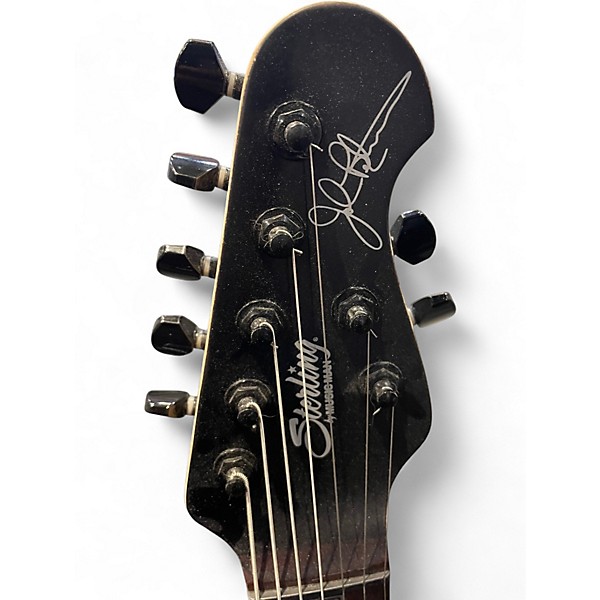 Used Sterling by Music Man JP70 John Petrucci Signature Stealth Black Solid Body Electric Guitar