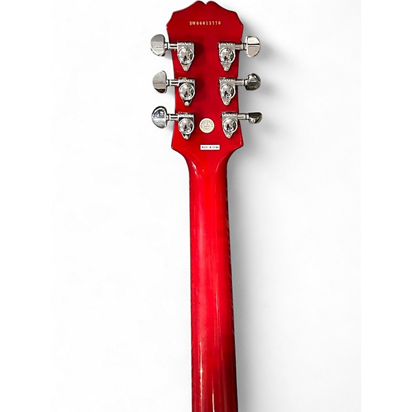 Used Epiphone Les Paul Standard Red Solid Body Electric Guitar