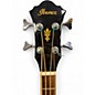 Used Ibanez AEB5E Black Acoustic Bass Guitar
