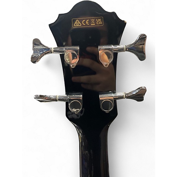 Used Ibanez AEB5E Black Acoustic Bass Guitar
