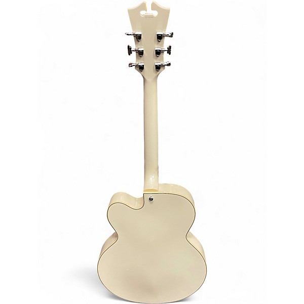 Used Danelectro PREMIER DAPEXL1CMPCT White Hollow Body Electric Guitar