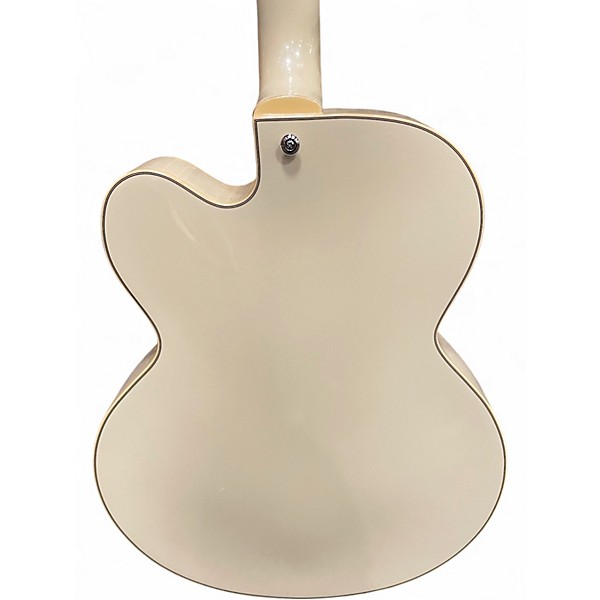 Used Danelectro PREMIER DAPEXL1CMPCT White Hollow Body Electric Guitar