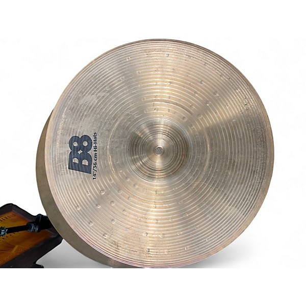 Used SABIAN 14in B8 Hi Hat Pair Cymbal