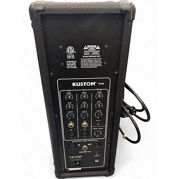 Used Kustom PA PA50 Powered Speaker