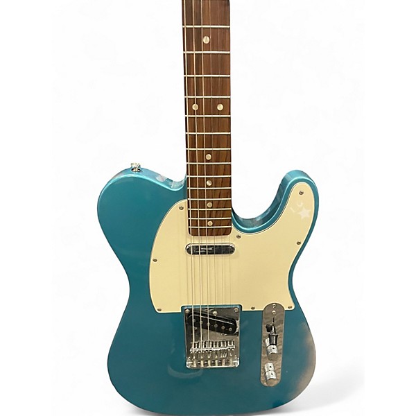 Used Squier Affinity Telecaster Blue Solid Body Electric Guitar