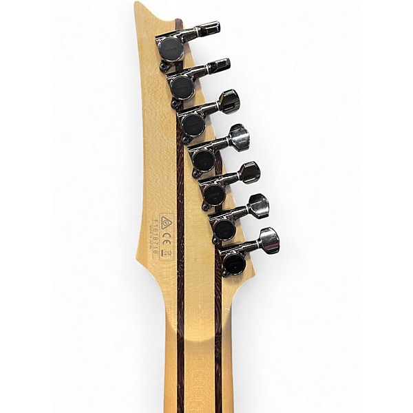 Used Ibanez RG752AHM NEBULA GREEN Solid Body Electric Guitar