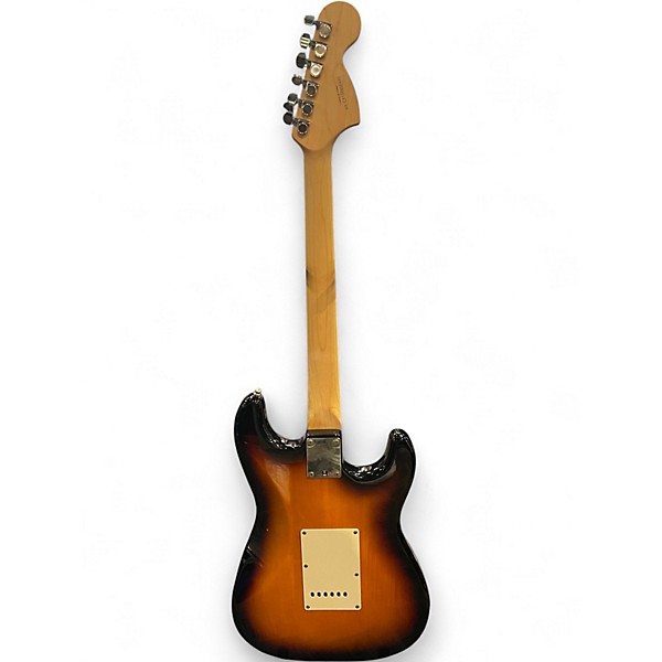 Used Squier Affinity Stratocaster Left Handed 2 Tone Sunburst Electric Guitar