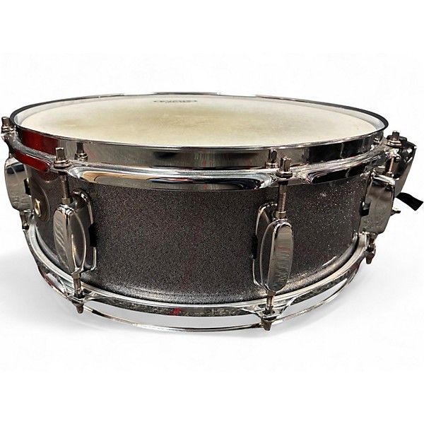 Used TAMA 5.5X14 Silverstar Snare Silver Sparkle Drum