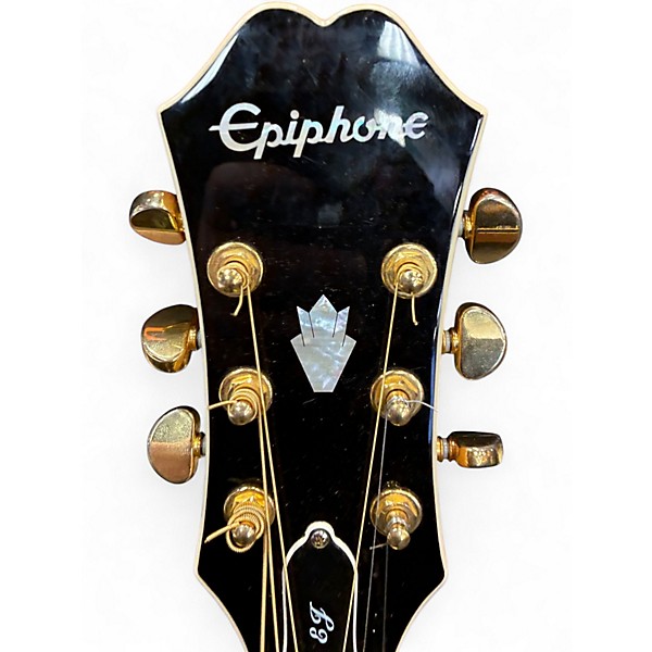 Used Epiphone EJ200SCE Natural Acoustic Electric Guitar