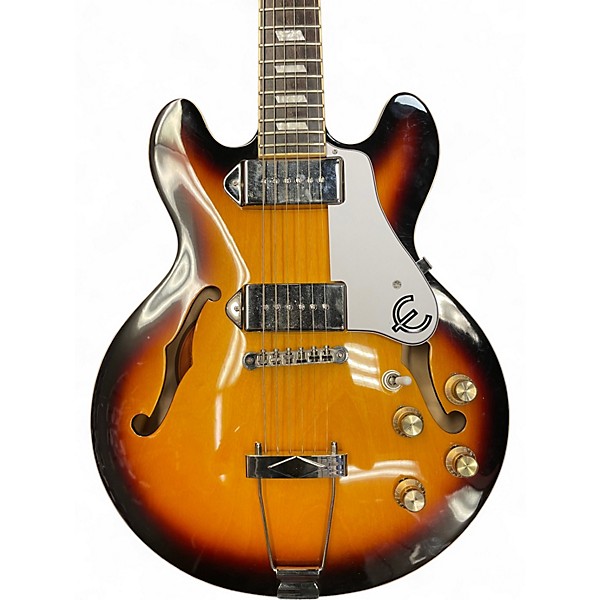 Used Epiphone Casino Coupe Vintage Sunburst Hollow Body Electric Guitar