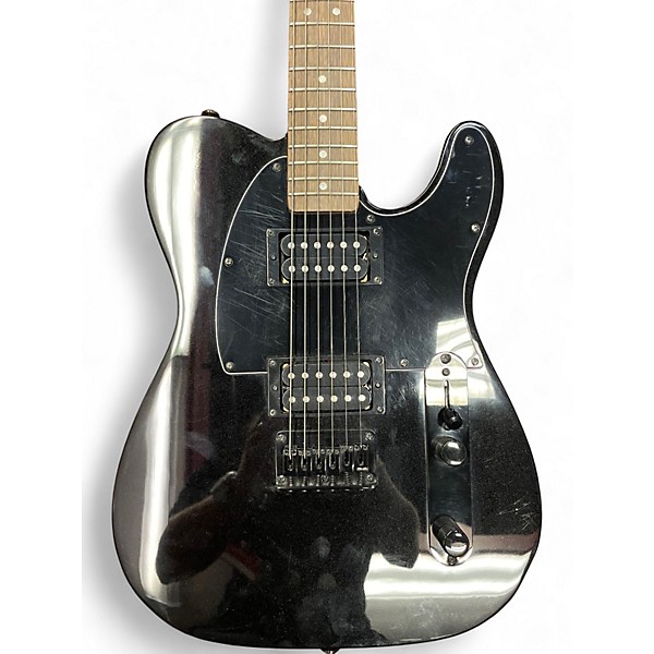 Used Squier Affinity Telecaster HH Metallic Black Solid Body Electric Guitar