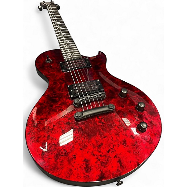 Used Schecter Guitar Research C1 Apocalypse RED REIGN Solid Body Electric Guitar