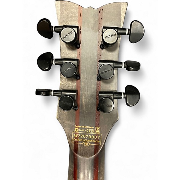 Used Schecter Guitar Research C1 Apocalypse RED REIGN Solid Body Electric Guitar