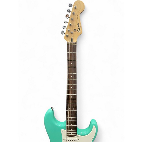 Used Squier Bullet Stratocaster Seafoam Green Solid Body Electric Guitar