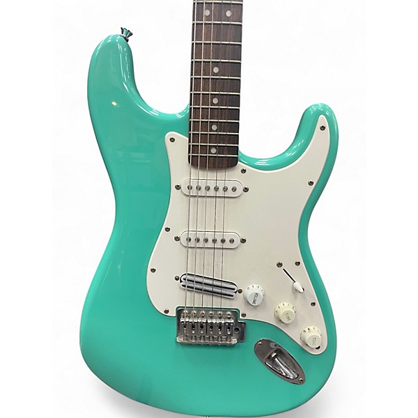 Used Squier Bullet Stratocaster Seafoam Green Solid Body Electric Guitar