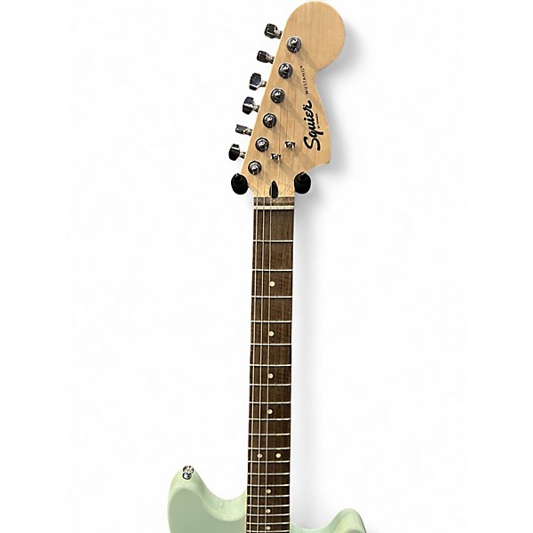Used Squier Bullet Mustang HH Seafoam Green Solid Body Electric Guitar