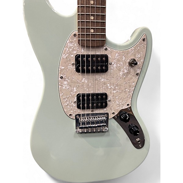 Used Squier Bullet Mustang HH Seafoam Green Solid Body Electric Guitar