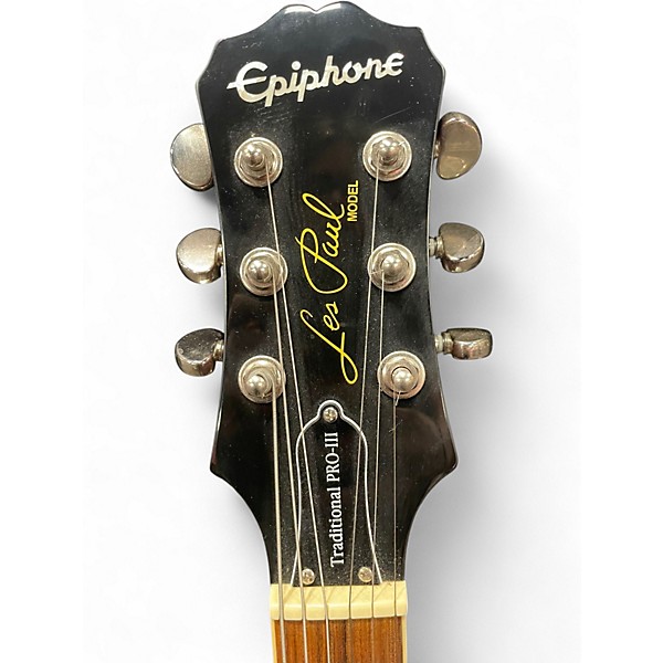 Used Epiphone Les Paul Traditional PRO III GOLD TOP Solid Body Electric Guitar