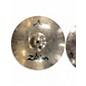 Used Zildjian 14in A Custom Hi Hat Pair Cymbal