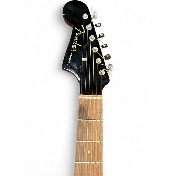 Used Fender REDONDO PLAYER LH Black Acoustic Electric Guitar