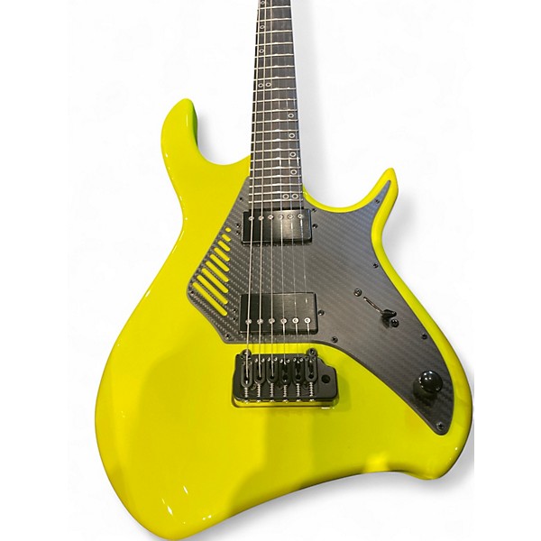 Used 2025 Kiesel AERO Yellow Solid Body Electric Guitar