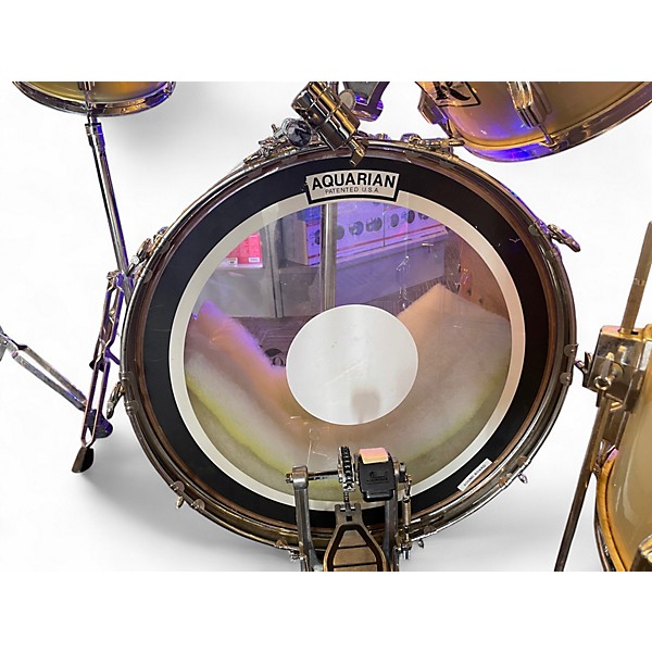 Used Rogers 5 Piece BIG R Cream Drum Kit
