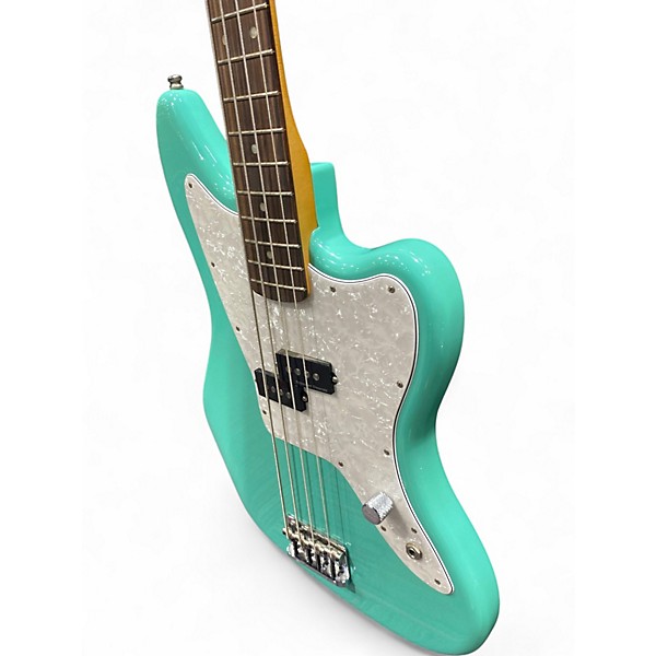 Used Fender Mark Hoppus Signature Jazz Bass Seafoam Green Electric Bass Guitar