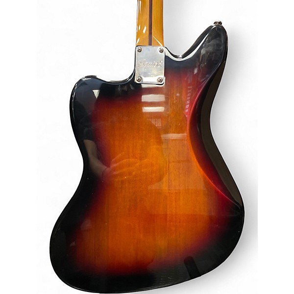 Used Squier Classic Vibe 70's Jaguar 3 Color Sunburst Solid Body Electric Guitar