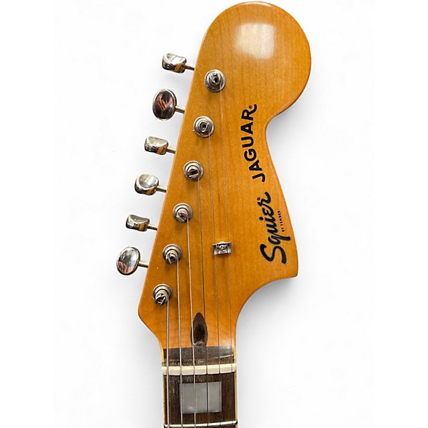 Used Squier Classic Vibe 70's Jaguar 3 Color Sunburst Solid Body Electric Guitar