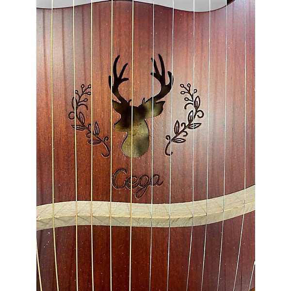 Used Cega Deer Lyre Natural Autoharp