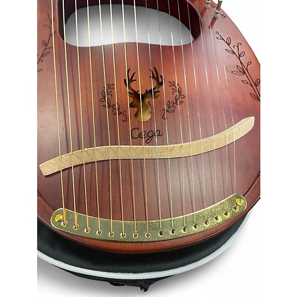 Used Cega Deer Lyre Natural Autoharp