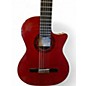 Used Mco CUSTOM THIN-BODY Candy Apple Red Classical Acoustic Electric Guitar