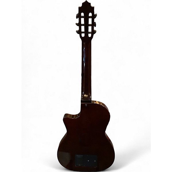 Used Mco CUSTOM THIN-BODY Candy Apple Red Classical Acoustic Electric Guitar