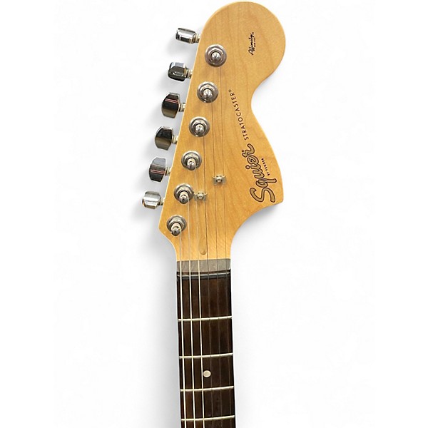 Used Squier Affinity Stratocaster BLACK SPARKLE Solid Body Electric Guitar