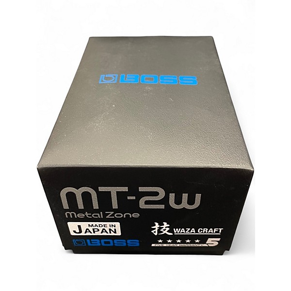 Used BOSS MT2W Metal Zone Waza Craft Effect Pedal