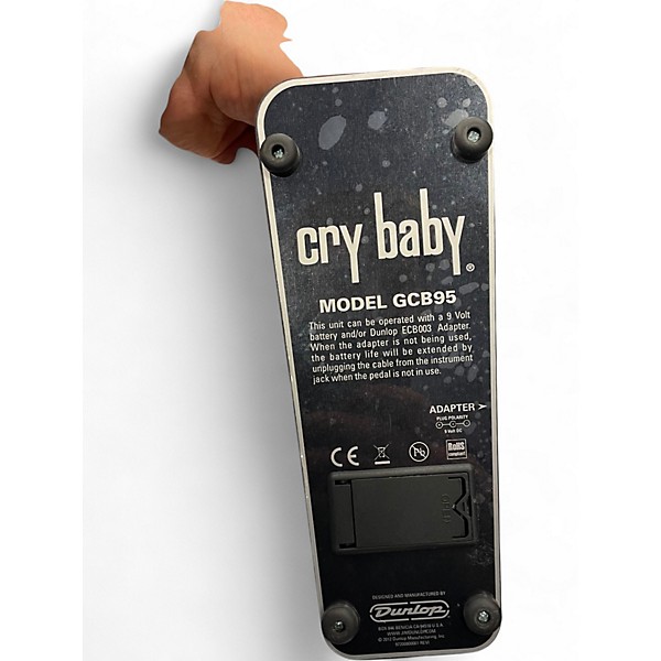 Used Dunlop GCB95 Original Crybaby Wah Effect Pedal