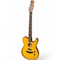 Used Fender ACUSTOSONIC PLAYER TELECASTER Vintage Yellow Acoustic Electric Guitar thumbnail