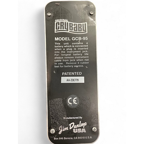 Used Dunlop GCB-95 Effect Pedal
