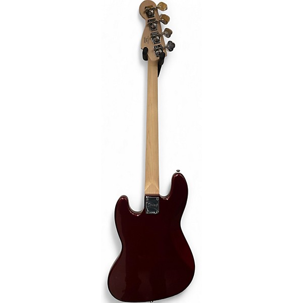 Used Squier Affinity Jazz Bass Candy Apple Red Electric Bass Guitar