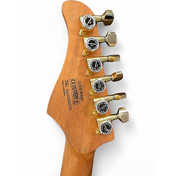 Used Cort G300 RAW Natural Solid Body Electric Guitar