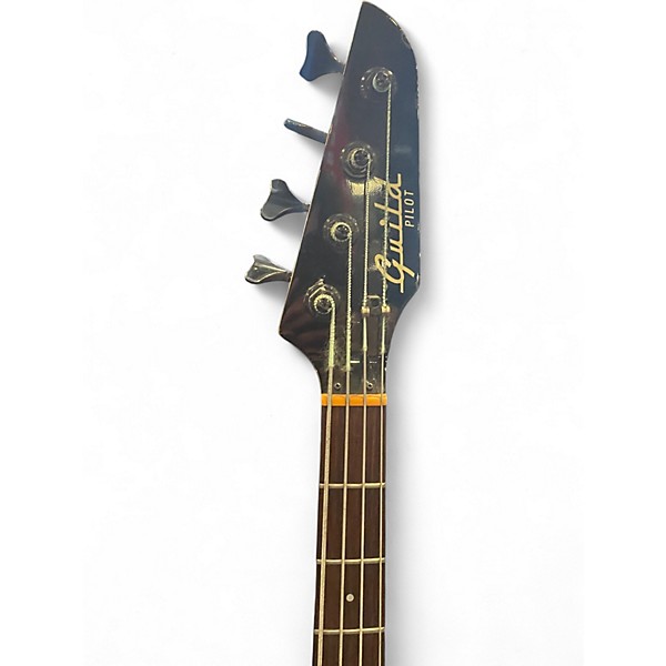 Used Guild Pilot Blue Electric Bass Guitar