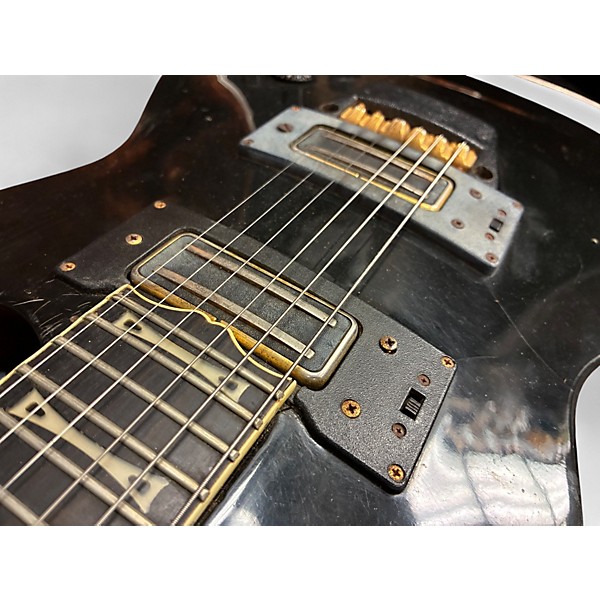 Vintage 1978 Ovation 1978 Ovation UK Preacher Black Solid Body Electric Guitar