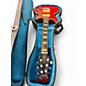 Vintage 1980s Ovation Ultra GP1 Trans Red Solid Body Electric Guitar