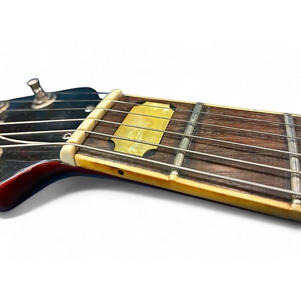Vintage 1980s Ovation Ultra GP1 Trans Red Solid Body Electric Guitar