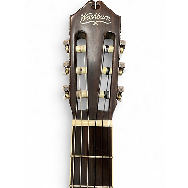 Used Washburn C114k Antique Natural Classical Acoustic Guitar