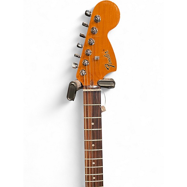 Used Fender Tom Delonge Starcaster Surf Green Hollow Body Electric Guitar