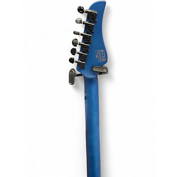 Used Schecter Guitar Research Banshee GT FR6 Blue Solid Body Electric Guitar
