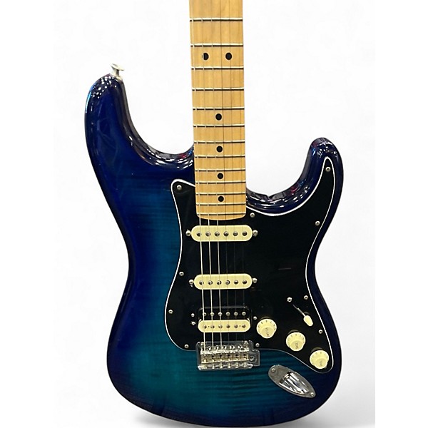 Used Fender Player Stratocaster Blue Burst Solid Body Electric Guitar