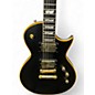 Used ESP LTD EC1000 Deluxe Black and Gold Solid Body Electric Guitar
